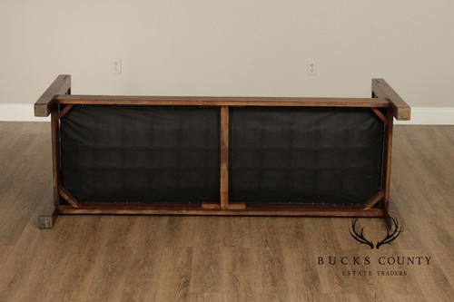 Antique Harden Mission Oak Even-Arm Settle Sofa - Picture 15 of 15