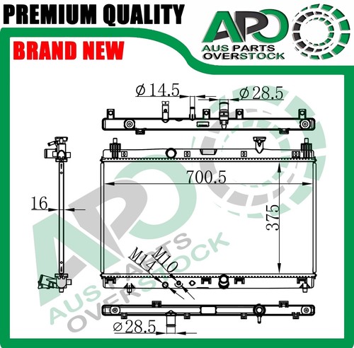 Premium Quality Radiator For HONDA FIT / JAZZ GR GS 1.5L Hybrid Petrol 2020-On - Picture 9 of 9