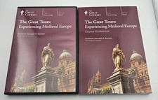 Great Courses THE GREAT TOURS Experiencing Medieval Europe 4 DVD & Book - Used