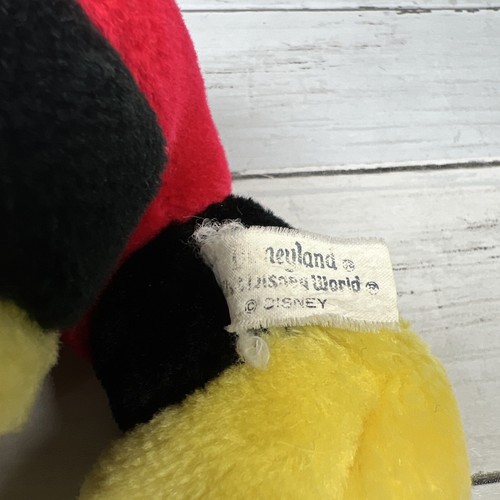 VINTAGE Disneyland Walt Disney World Mickey Mouse Plush Stuffed Animal 13” - Picture 5 of 10