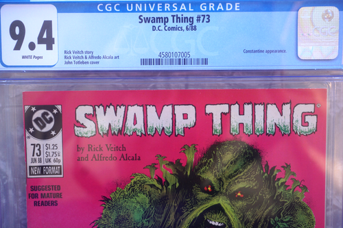Swamp Thing #63 C.G.C. 9,4 D.C. 1987 páginas blancas John Contantine ¡casi como nuevo! - Imagen 2 de 9