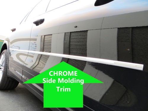 2pcs CHROME SIDE DOOR BODY Molding Trim Stripe for chevy1 2013-2018 - Picture 1 of 3