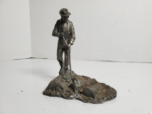 The Logger 1978 Franklin Mint Ron Hinote Fine Pewter Figurine - Picture 2 of 7