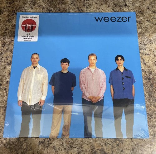 Weezer by Weezer Limited Edition Blue & White Marbled Vinyl Target Exclusive NEW - Picture 1 of 4