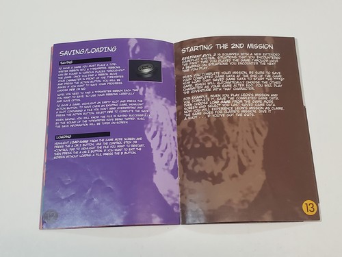 Resident Evil 2 N64 Nintendo 64 Authentic Manual Only *Rental - Picture 13 of 15