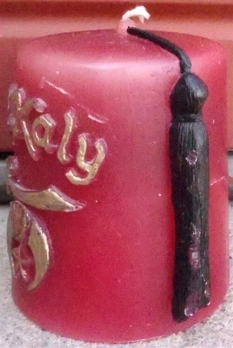 AL KALY SANTUARIO FEZ VELA HECHA A MANO IRENE FRANK 1980 + 1976 LISTA TREN MULA - Imagen 3 de 6