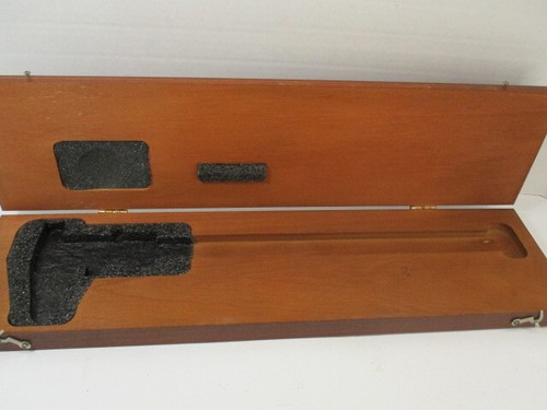 STARRETT # 120 Dial Caliper 12" Travel .001" Smooth Travel Clean Rack Wood Case - Picture 18 of 24