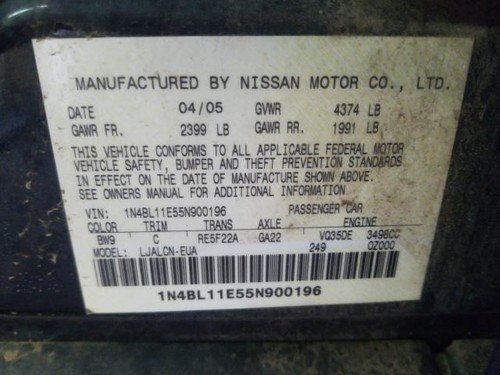 2005 Nissan Altima Engine Motor Mount Front 2002 2003 2004 2006 - Picture 10 of 10