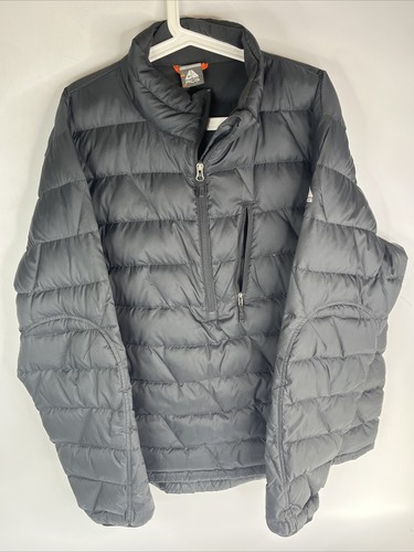 Nike ACG Down Half Zip Jacket Mens XL Extra Large Black Puffer Goose Down Vtg
