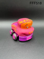 My B. Toys SOFT Vehicles PULL-BACK Cars - Pink w/pink wheels