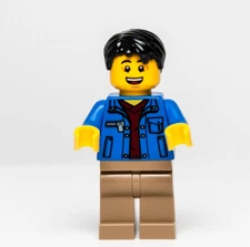 LEGO Minifigure Man, Blue Jacket, Chinese New Year 80108 (hol282)