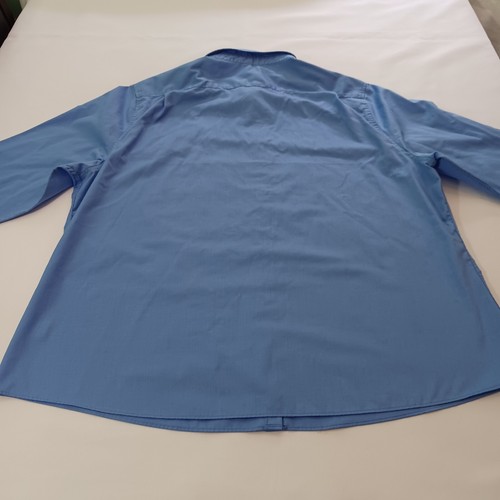 SONOCO Shirt Port Authority Men's Blue Button-Up Employee Measured Chest 52" - Picture 12 of 16