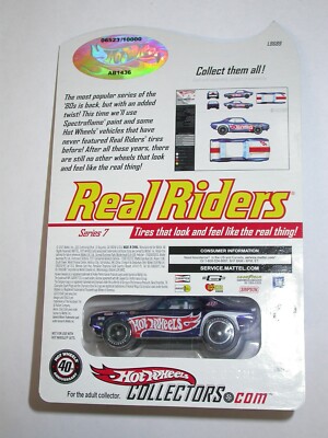 Hot Wheels Real Riders 69 Camaro Racing blue on card | eBay