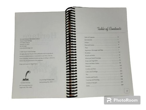 Heritage Favorites Cookbook Second Printing 2011 (Spiral-Bound Paperback) - Imagen 3 de 17