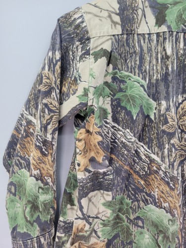 Vintage Walls Camo Shirt Realtree Hardwoods Pattern Men's Xtra Large XL - Picture 11 of 12