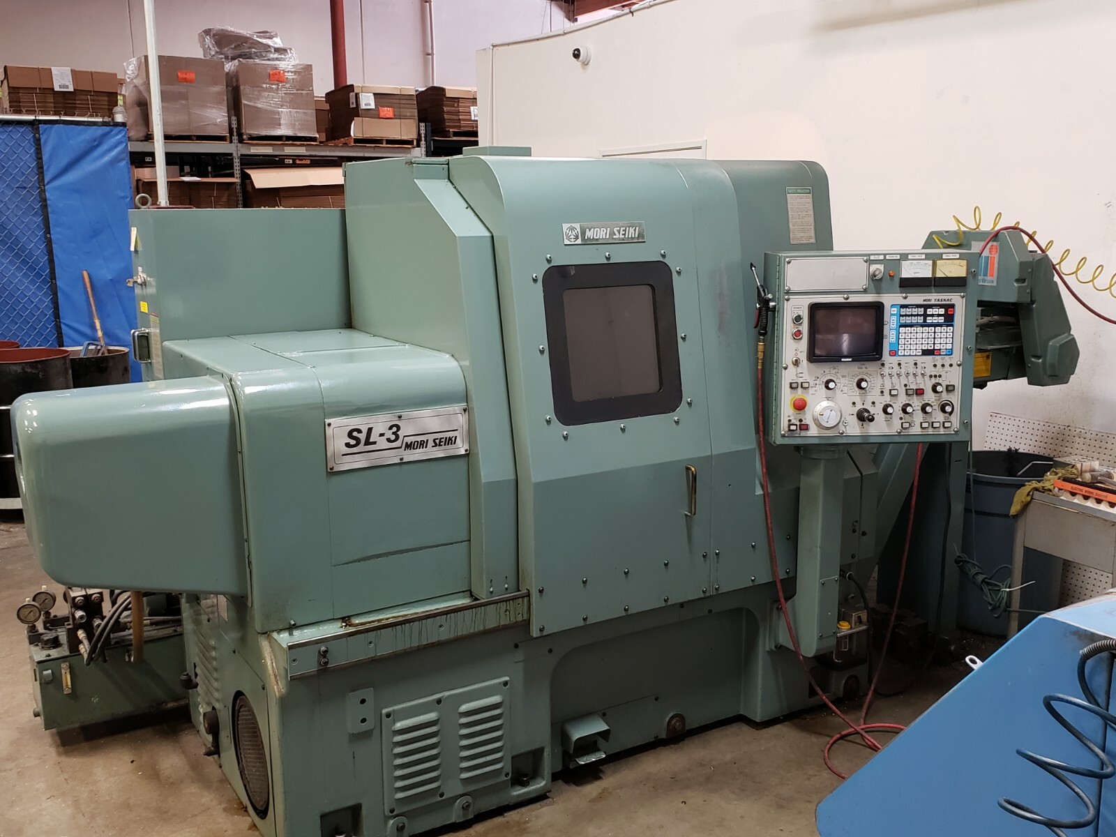 Mori Seiki Yasnac SL-3 Lathe Instructions and Maintenance Manual 1983