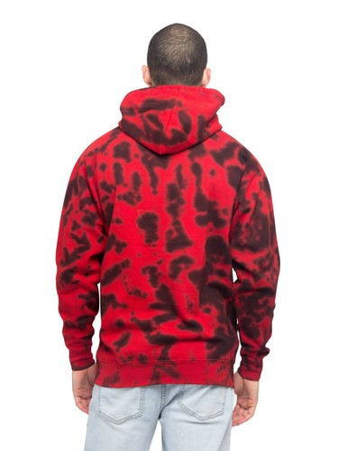 Men's Fleece Mineral Wash Tie Dye Pullover Hoodie Sweatshirts Unisex 13107 - Picture 14 of 34
