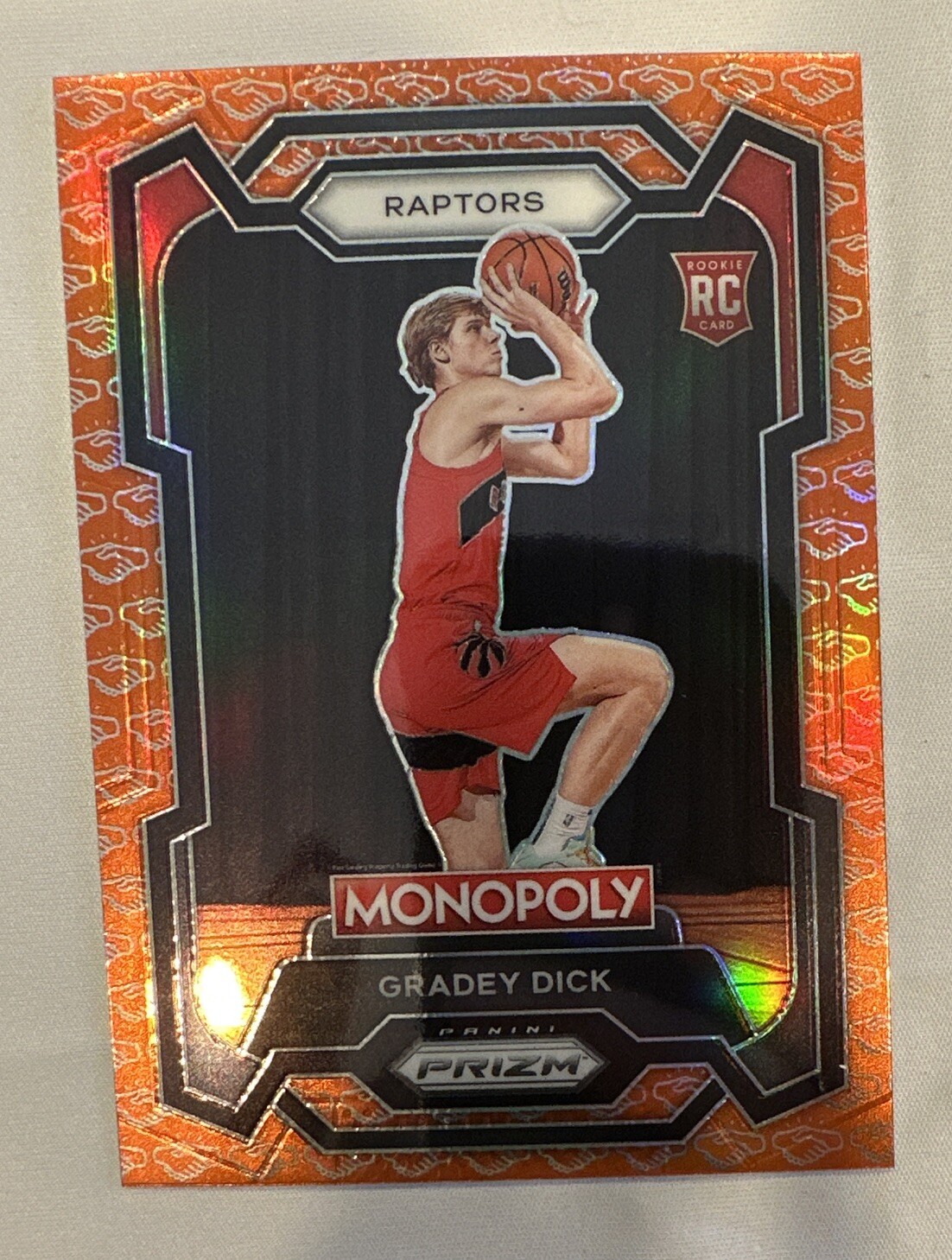 2023-24 Prizm Monopoly Gradey Dick Handshake Deal Prizm SSP Rookie