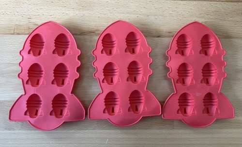 Tiki Style Rocket Ice Cube Tray Mold 3D Shape Maker Bar Party Silicone - Picture 3 of 5