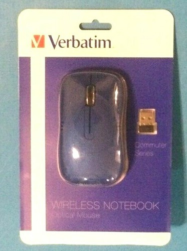 VERBATIM 99766 Commuter Series Wireless Notebook Optical Mouse (Matte Blue)