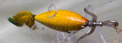Heddon #40 Walton Feathertail, 2 1/2", GE, sauber, original, Kunstköder, Mfg'd 1923 - Bild 6 von 7
