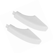 New Pair White Oven Door Handle End Cap WB7T10144 WB07K10043 For GE Range Stove