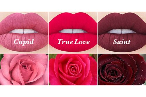 LIME CRIME VELVETINES SAINT DEEP CRANBERRY RED MATTE LIPSTICK COSMETICS NIB RARE - Picture 4 of 5