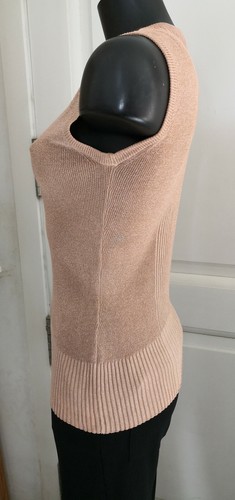Top Strick JEANS YOUR NAME kupfer glänzend ärmellos Größe 4 guter Zustand - Bild 2 von 6