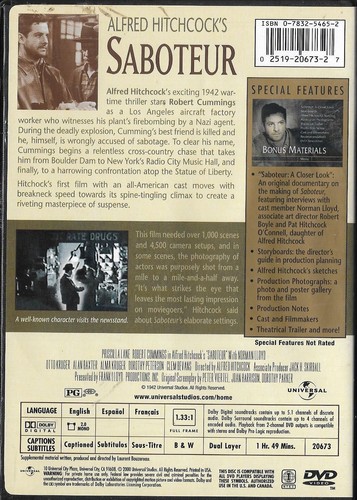 Classic Alfred Hitchcock films on DVD, various prices, combined shipping - Picture 21 of 77