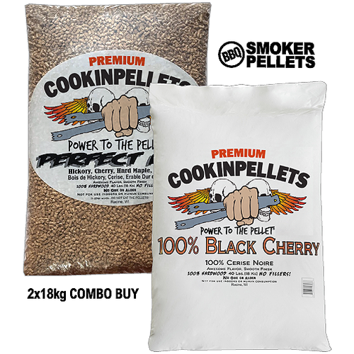 CookinPellets Perfect Mix Premium Smoker Pellets for ALL makes BBQ Smoker Grills - Foto 13 di 31