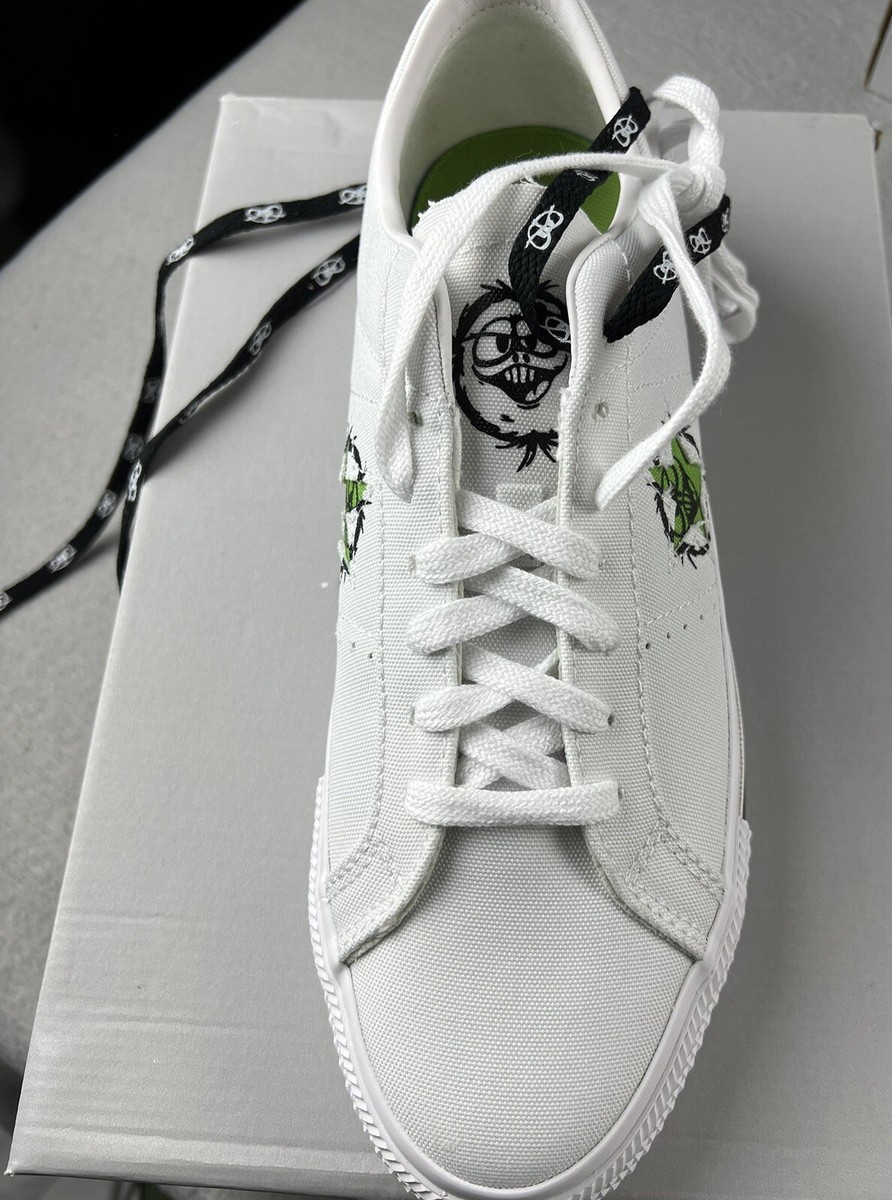 CONVERSE One Star Pro Ox Monster Airbrush CONS White Shoes  display picture 2