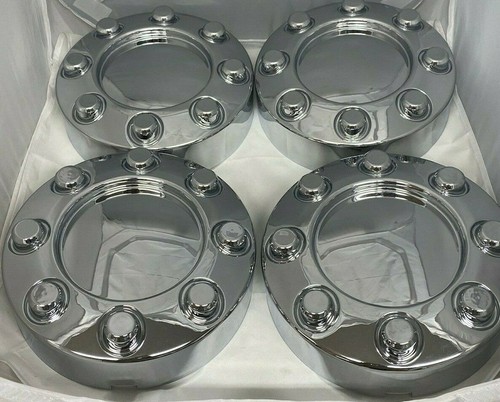 NEW 2005-2018 FORD F250 F350 CHROME Center Wheel Hub Cap SET - Picture 4 of 4