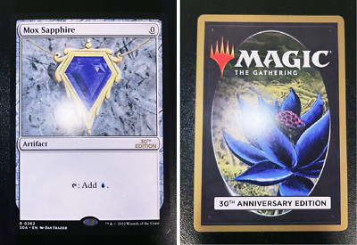 MTG Magic: The Gathering 2022 Mox Sapphire 30th Anniversary