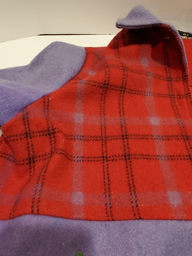 Christmas Sweater Women Petite Large Red/Green/Blue Christmas Tree Applique - Picture 10 of 13