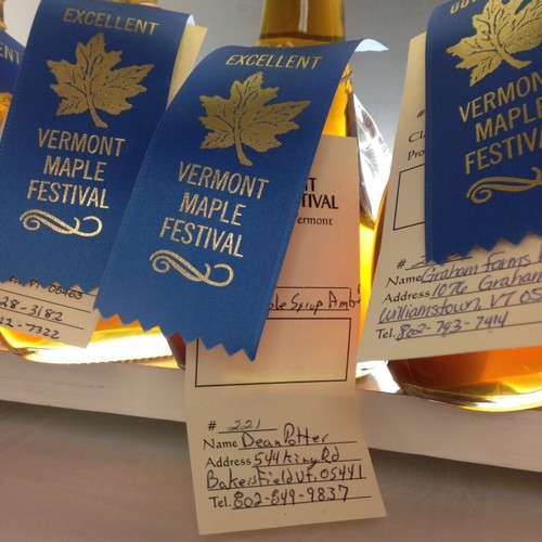 Pure Vermont Maple Syrup-Quart-Grade A Amber-Rich-Award Winning - Picture 3 of 3
