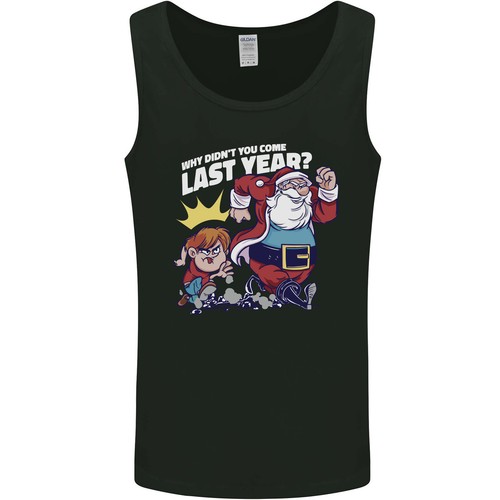 Weihnachten Weihnachtsmann Unartige Liste Weihnachten Lustig Herren Tanktop
