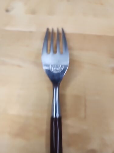Ekco Eterna CANOE MUFFIN Stainless Dinner Fork MCM Flatware MINT 7.75" - Picture 4 of 5