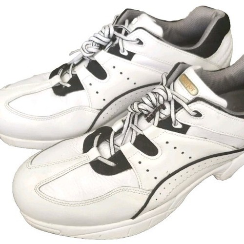 FootJoy Mens Superlites Golf Shoes White Black 56732 Lace Up Leather Size 13 M - Picture 3 of 9