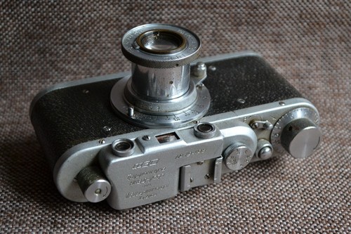 RARE FED NKVD USSR No.19498 Rangefinder camera INDUSTAR-10 M39 Leica Mount - Picture 5 of 17