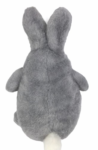 Vintage Rabbit Plush Russ Bumby Gray Easter Bunny Stuffed Animal - Picture 3 of 4