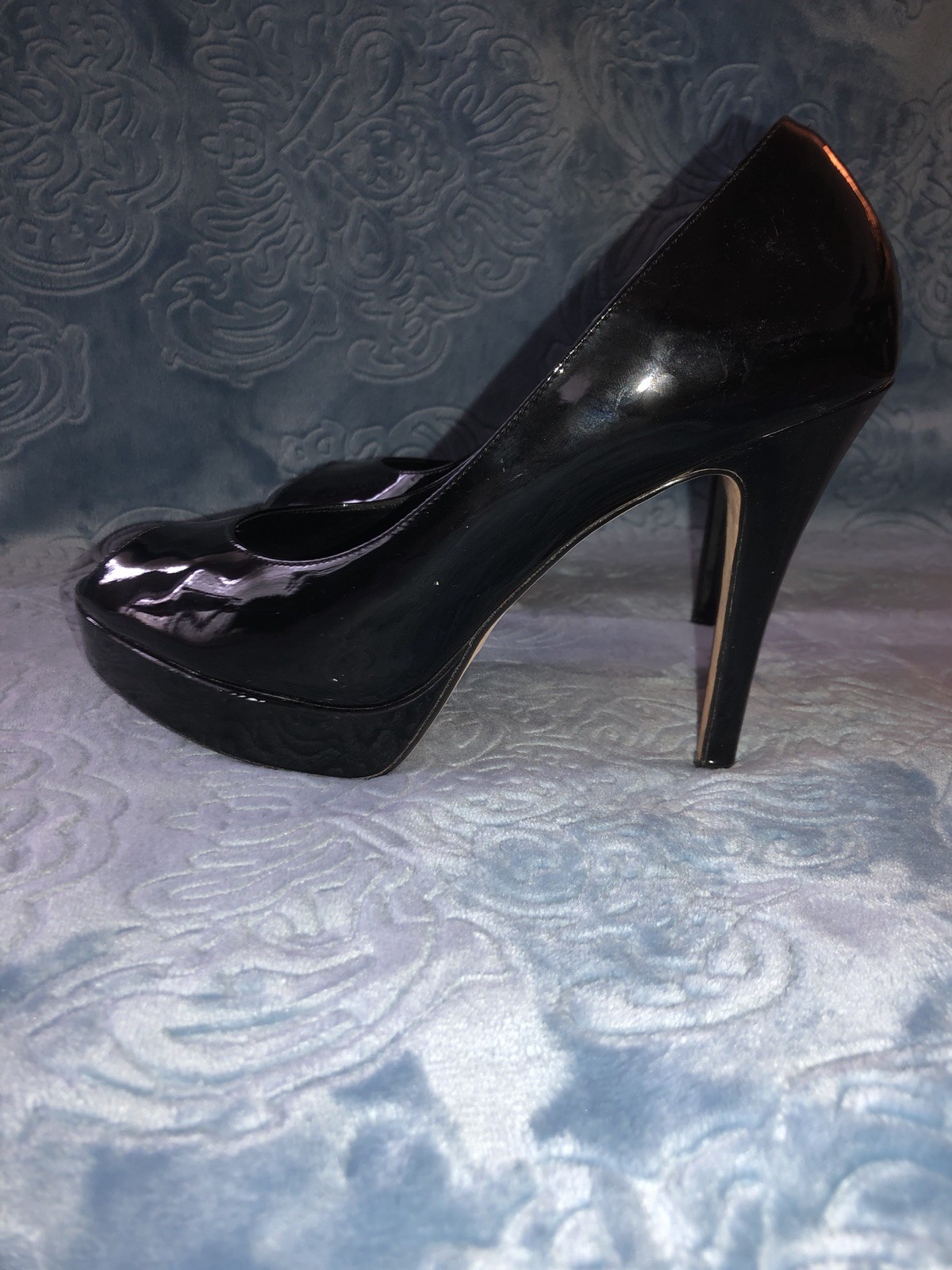 328+Cole Haan MARIELA Black Patent Leather Peep Toe Platform Pumps sz 11 B 47c18b 328+Cole Haan MARIELA Black Patent Leather Peep Toe Platform Pumps sz 11 B 47c18b