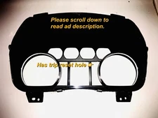 2017-2019 Chevy-GMC  Speedometer instrument cluster plastic lens. Has trip reset