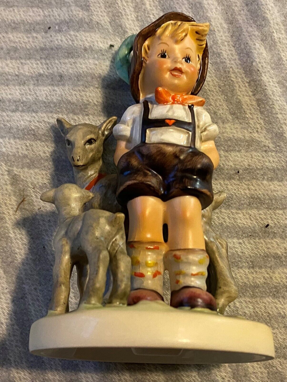 Vintage 1948 Goebel Hummel 5" Little Goat Herder 200/1 Western Germany Figurine