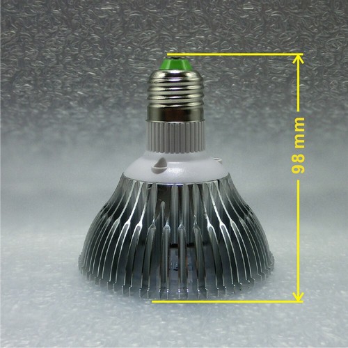 15W PAR30 UV Red Blue Cyan Purple IR LED Lamp Light Bulb Plant Aquarium E26 E27 - Picture 2 of 5