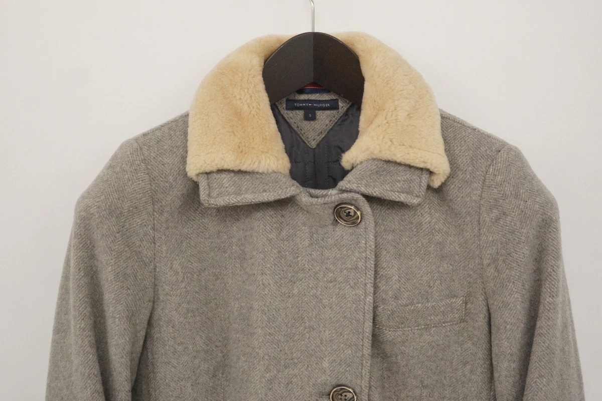Tommy hilfiger piped store wool military coat