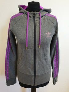 grey and purple adidas tracksuit