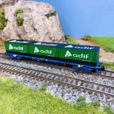 Container wagon "Adif", RENFE, Ep VI - ARNOLD HN6651 - N 1/160