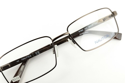 NAUTICA N7252 200 in Bronze Brown 56-18-140 Eyeglass Frames Flex Hinges N133
