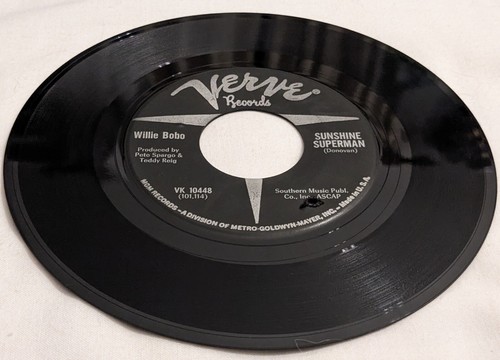 Willie Bobo SUNSHINE SUPERMAN/ SOCKIT TO ME northern soul 45 7" Verve VK10448 - Picture 2 of 5