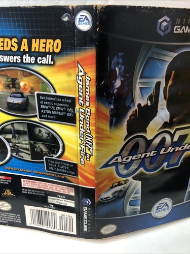 James Bond 007 Agent Under Fire Game For Nintendo GameCube Complete CIB ROUGH - Picture 15 of 24